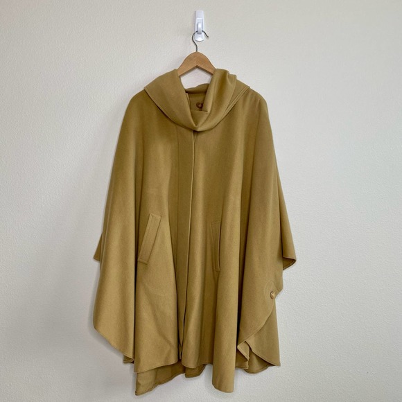 Avoca Jackets & Blazers - Avoca cape coat wool and cashmere blend wrap